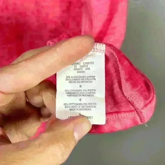 CHAMPION Hot Pink Athletic Sheer Workout Tank Top Crossback High Neck Large - Picture 6 of 8